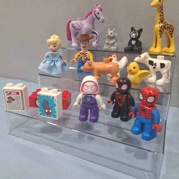 LEGO Duplo Figure Animal Lot Spider-Man Woody Cinderella Animals 16pc - Picture 4 of 4